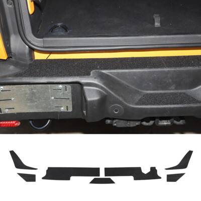 7PCS Black Rear Bumper Anti-Scratch Protection Sticker for Ford Bronco 2021-2023