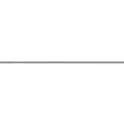 Pre-owned Superdealsforeverything Real 14kt White Gold 1mm Parisian Wheat Chain; 14 Inch; Lobster Clasp