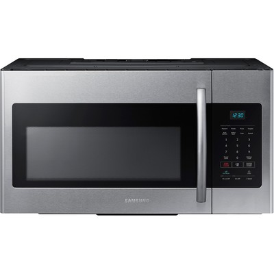 Samsung 1.6 Cu.ft. 1000 Watts Over-the-Range Microwave Oven in Stainless...