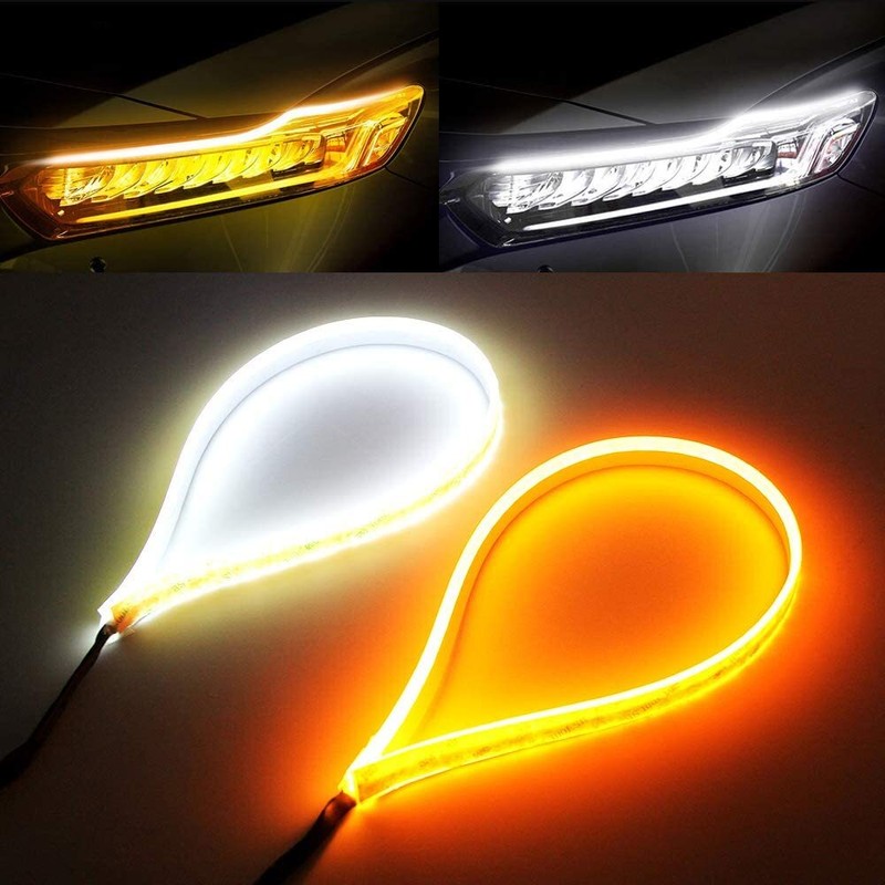 23 Inch Flexible Headlight Daytime Running Strip Drl