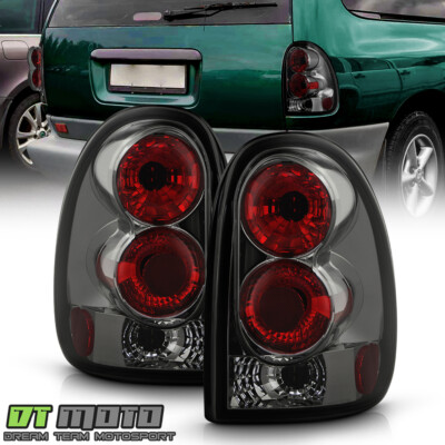 1996-2000 Caravan Town & Country Voyager 98-03 Durango Smoked Tail Lights Lamps
