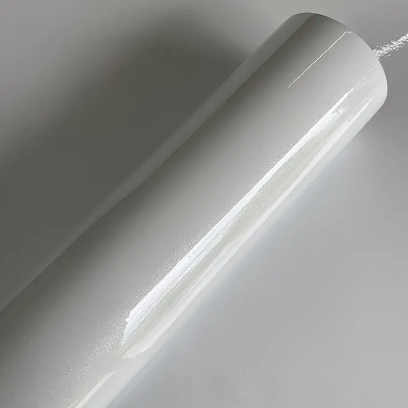 Pearl White Gloss Metallic Glitter Vinyl Film Wrap Sticker Decal