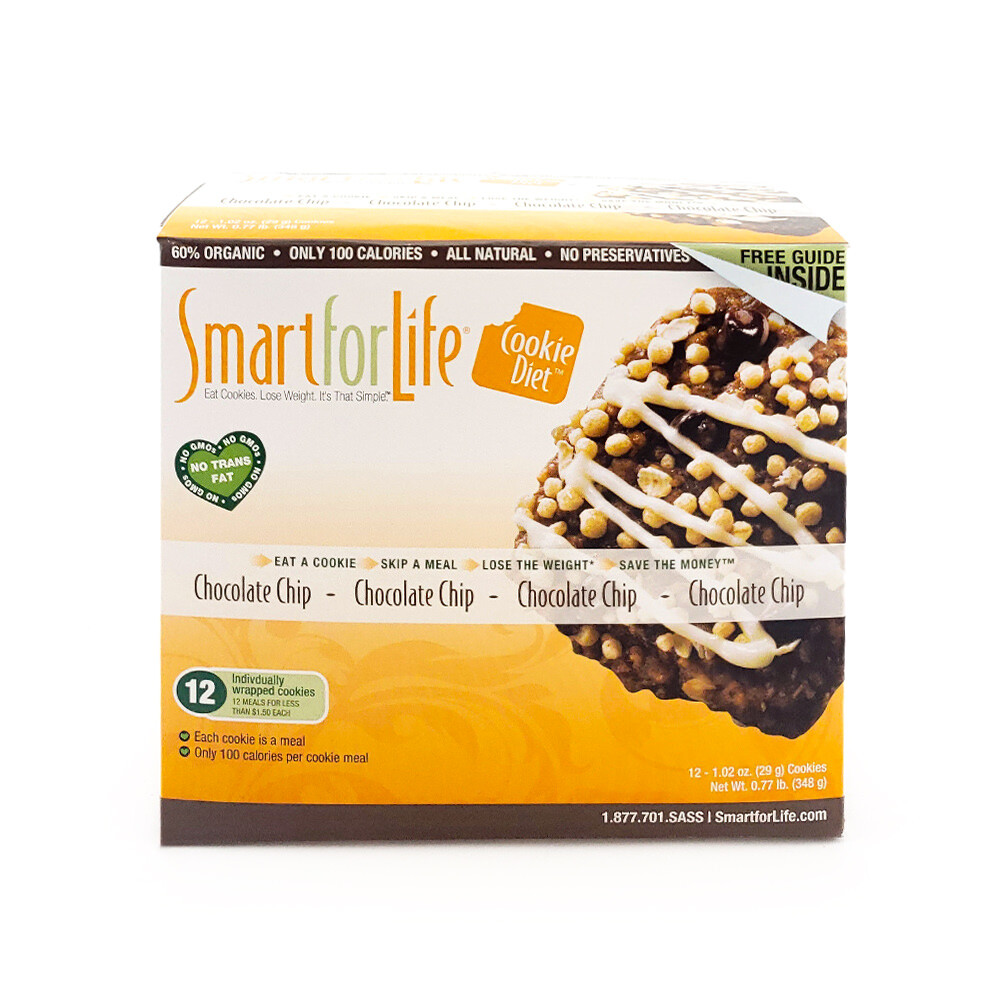 Smart for Life Chocolate Chip Diet Cookies 12Ct | eBay