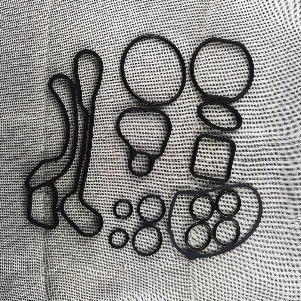 FOR CHEVY CRUZE AVEO SONIC OPEL ENGINE OIL COOLER GASKET SEAL KIT 55353320