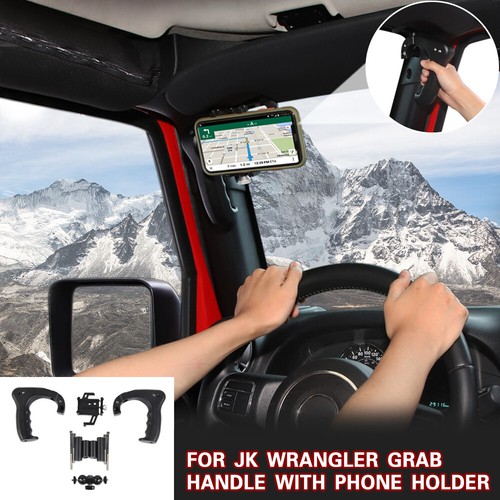 Rugged Ridge Rear Side Grab Handles - 2007-18 Jeep Wrangler Rugged Ridge Rear Side Grab Handles - 2007-18 Jeep Wrangler