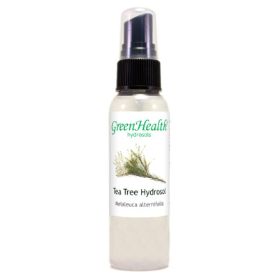 2 fl oz Tea Tree Floral Water (Hydrosol) w/ Black Spray Cap 
