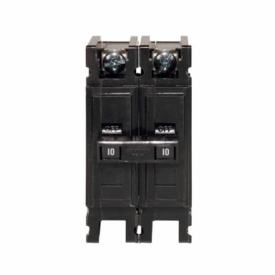 QC2010 - Cutler Hammer Feed-Thru 240V 10A 2 pole circuit breaker 10kA@240V