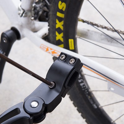 Zubehör Ständer Sport Mountainbike Aluminiumlegierung Unterstützung Schwarz