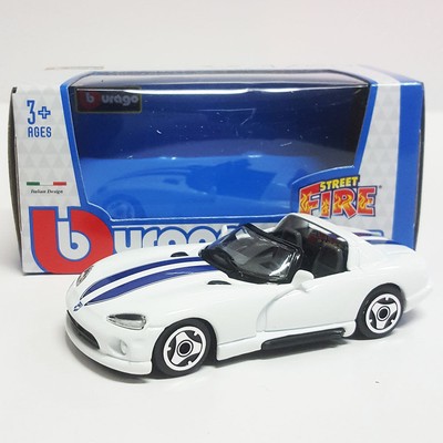 Bburago Burago Street Fire Dodge Viper RT/10 Diecast Miniature 1/43 Scale