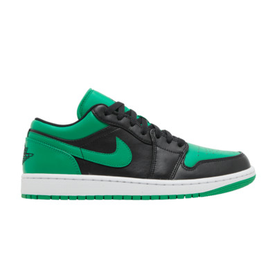 Air Jordan Air Jordan 1 Low Black Lucky Green 553558-065 Men's Shoes