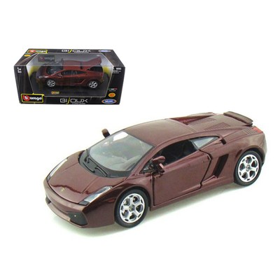 Lamborghini Gallardo Burgundy 1/24 Diecast Car Model by Bburago 22051bur