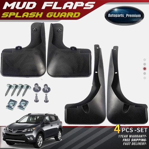 4x Splash Guards Mud Flaps Mdgaurds Front & Rear for Toyota RAV4 2013