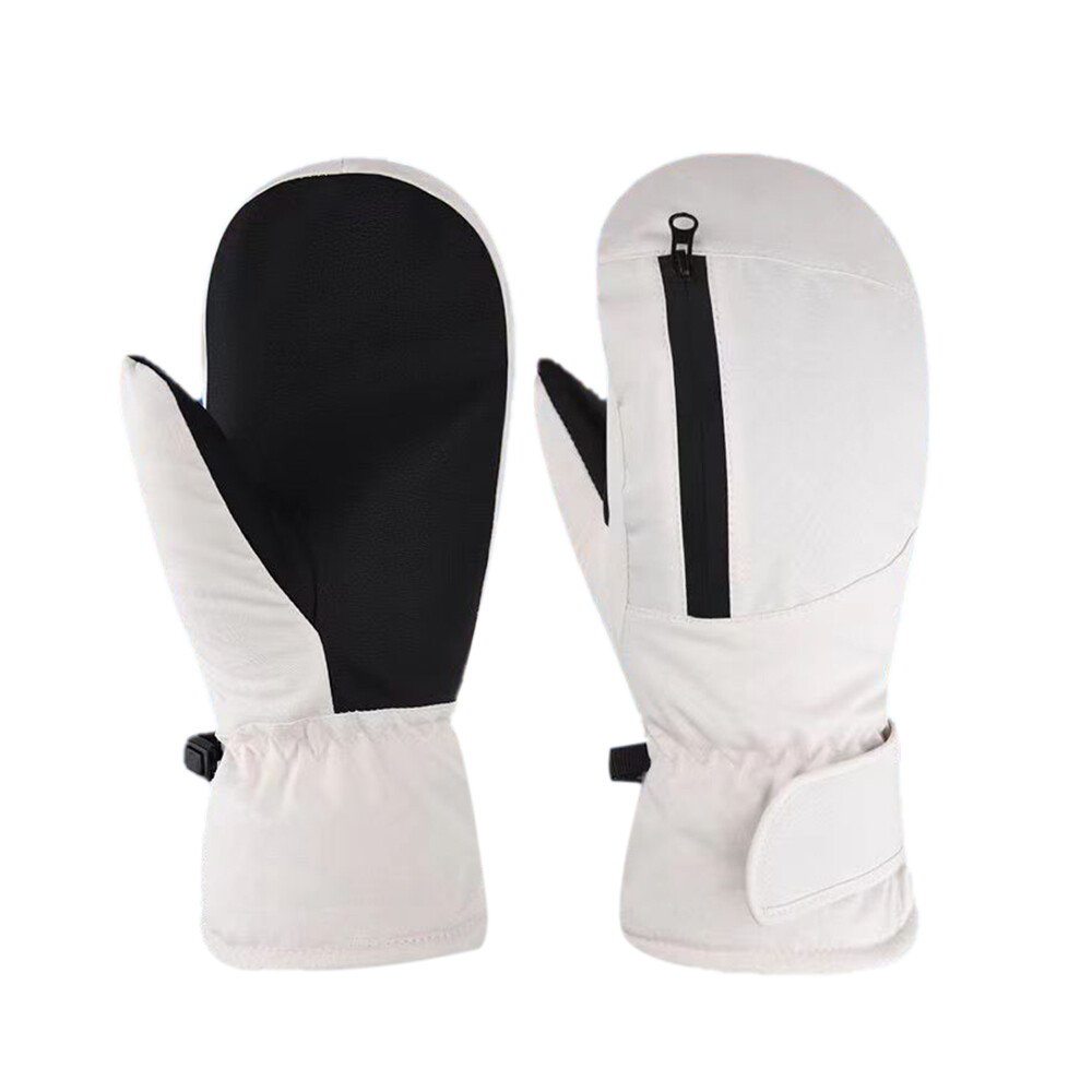 Skiing Snowboarding Gloves Snowmobile Warmer Mittens Thermal Thick Snow