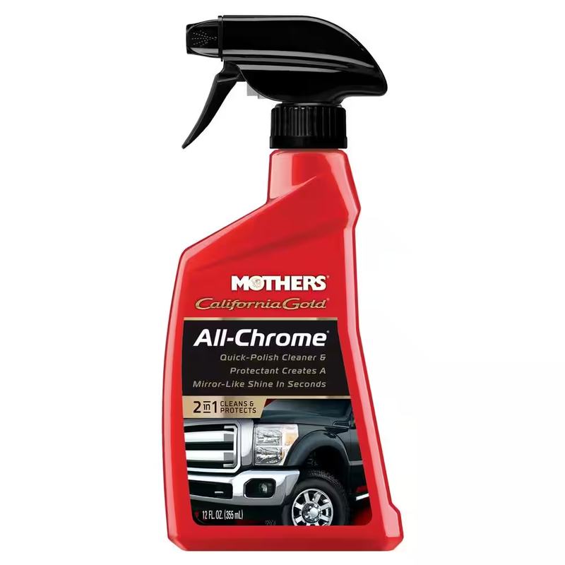 Mothers 05222 California Gold All Chrome Polish 12oz Househo