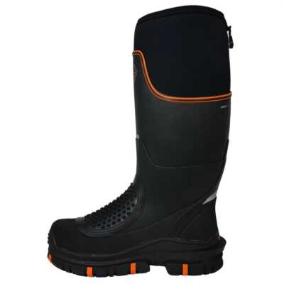 Pre-owned Dryshod Megatar Black/orange Size 11 Boots Meg-mh-bk-m11