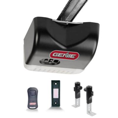 Genie Garage Door Opener 1/2 HP Chain Drive W/ Safety Sensor + Remote Control