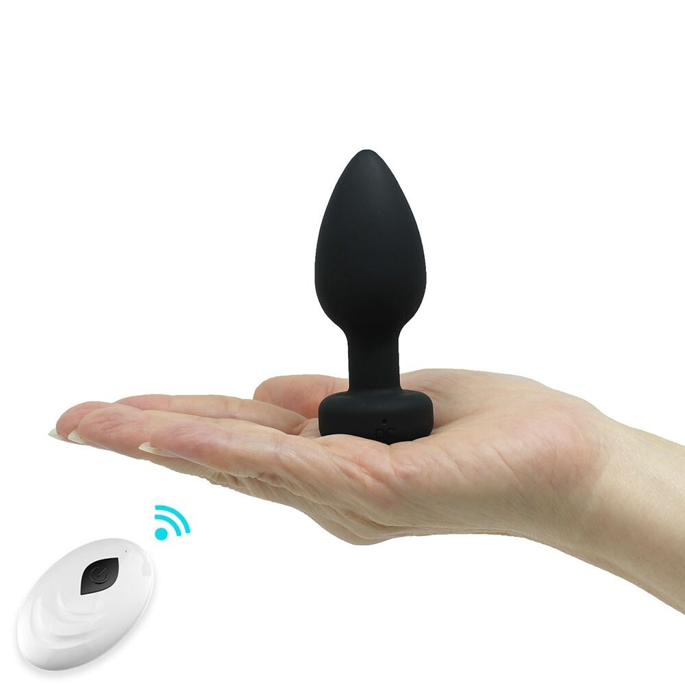 Rechargeable Wireless Vibrating Anal Butt Plug Vibe Sex Toy for Women Men Couple