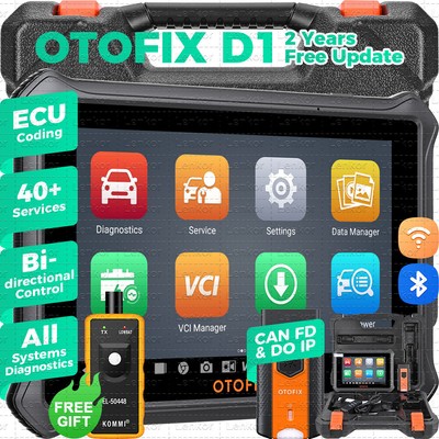 2024 OTOFIX D1 Auto OBD2 Diagnostic Scanner Bidirectional Scan Tool Key Coding