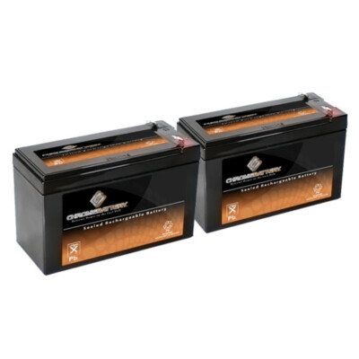 12V 7AH SLA Battery Replaces gp1272 np7-12 bp7-12 npw36-12 ps-1270 6-DW-7 - 2PK