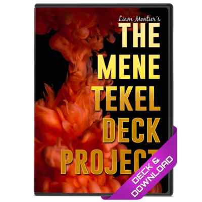 The Mene Tekel Deck Project Liam Montier Special Bicycle Gaff Deck Magic Trick