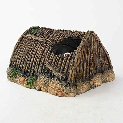 Hygger Artificial Aquarium Wood House Decor, Fish Tank Decorations Ornament Cave