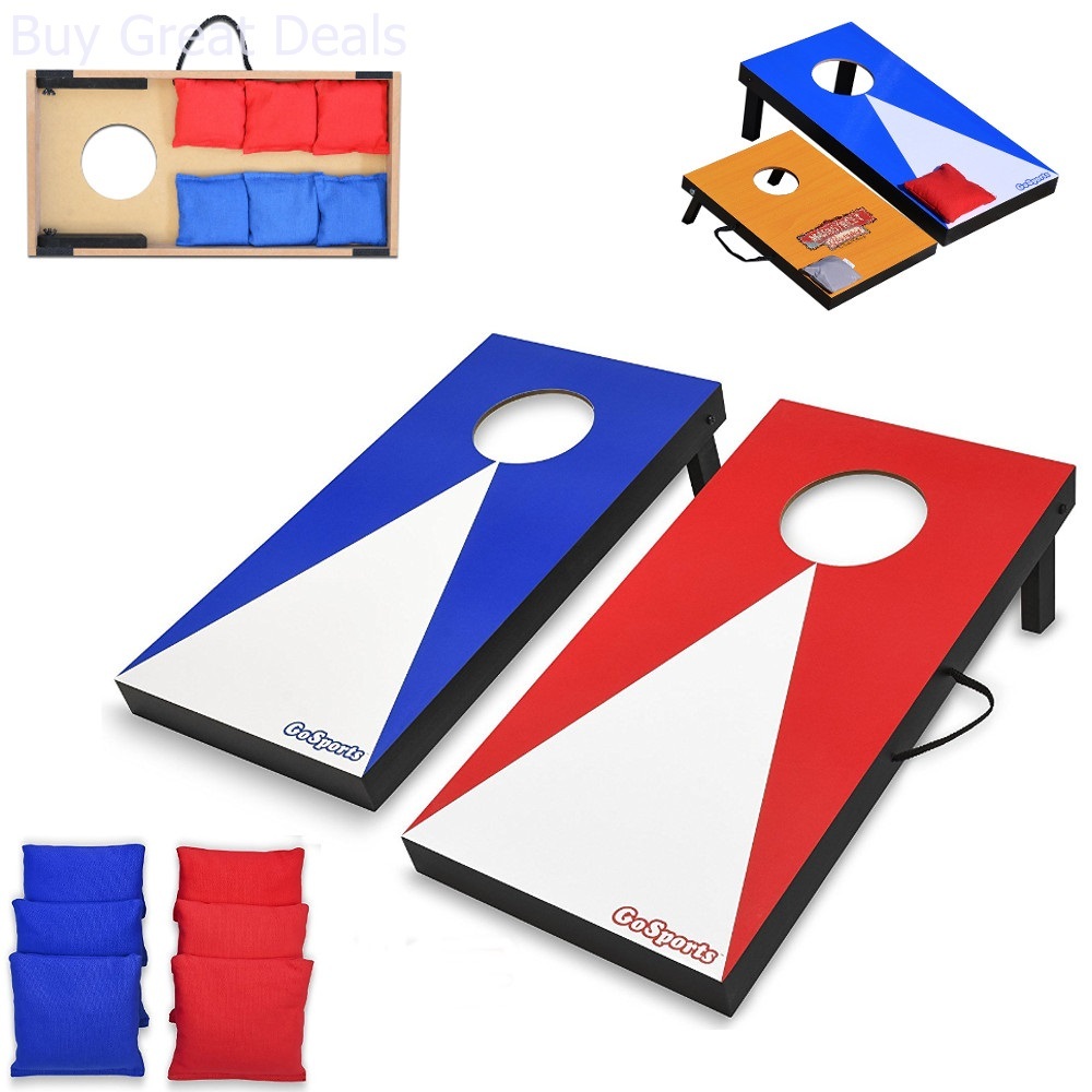 Gosports Cornhole Bean Bag Toss Game Set Cornholeq