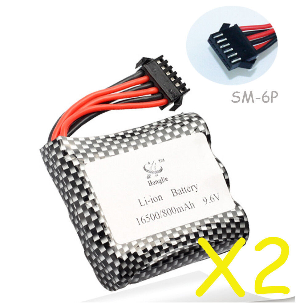 2X 9.6V 800mAh Replacement Battery for RC Monster S911 S912 