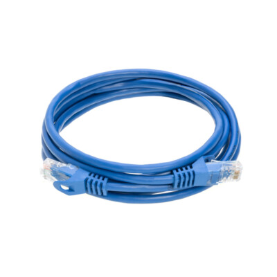 CAT6e/CAT6 Ethernet LAN Network RJ45 Patch Cable Blue 1.5FT- 20FT Multipack LOT