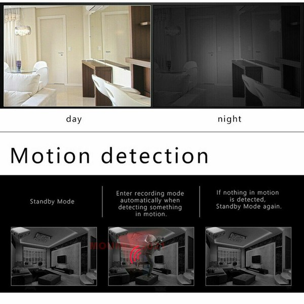 XD Mini Micro Spy Camera HD 1080P Camera Night Vision for Home Office Car Indoor - Image 10