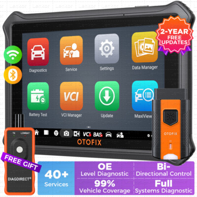 2024 OTOFIX D1 Lite OBD2 Bidirectional Scanner ALL System Diagnostic Tool Coding