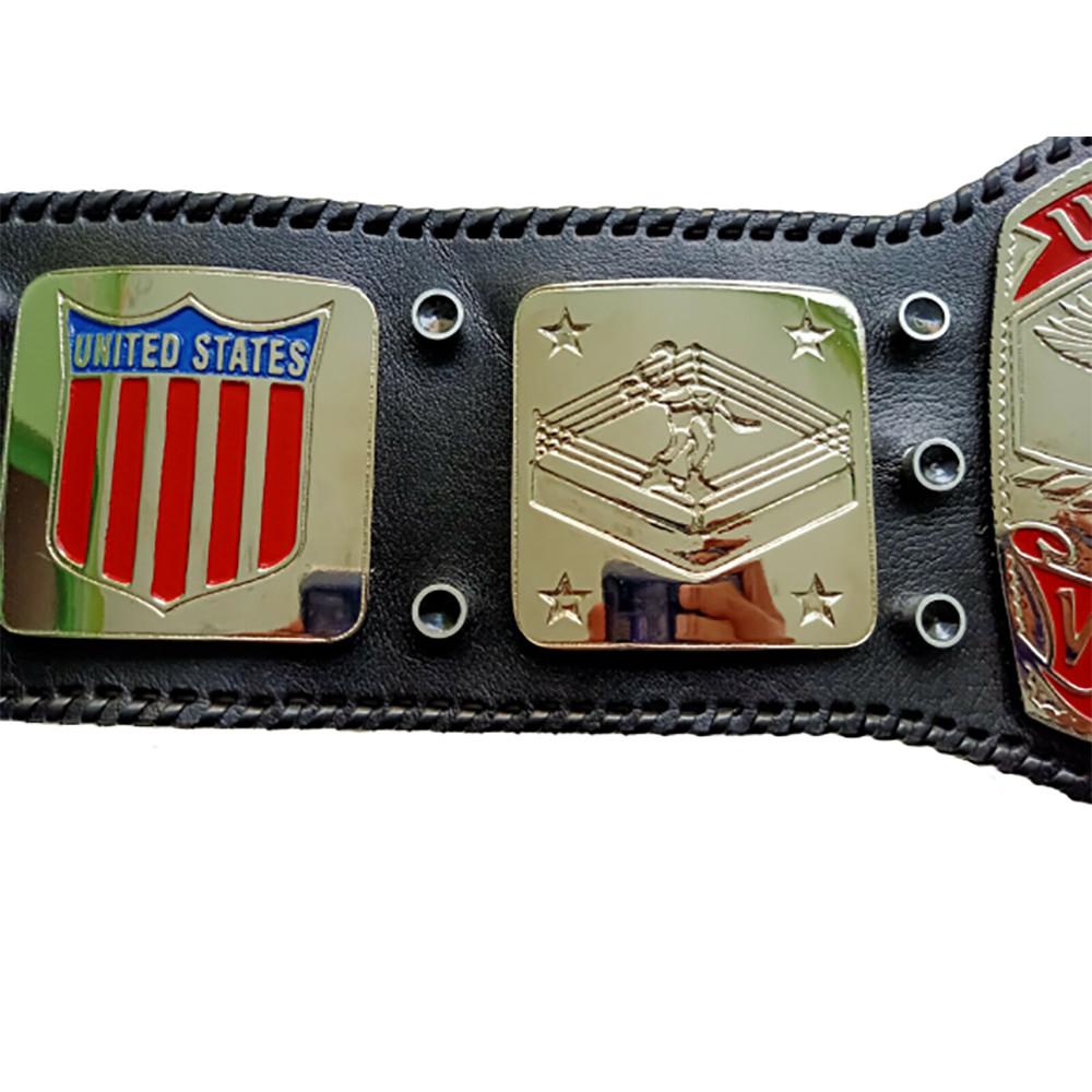 NWA United States Heavyweight US Wrestling Championship Title Belt zinc 4mm/2mm - Picture 5 of 5