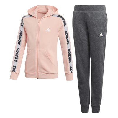 adidas anzug grau pink