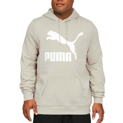 

Худи Puma Classics Logo Fl S Big Tall Мужская бежевая повседневная верхняя одежда 533304-33, Бежевый