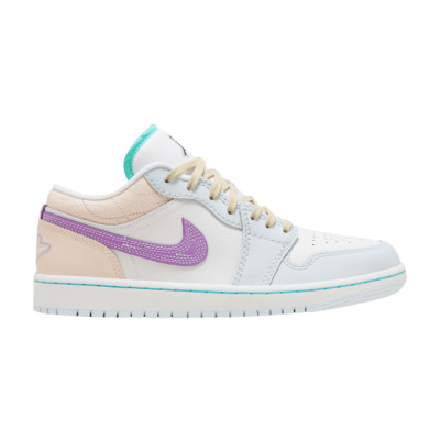 Air Jordan Wos Air Jordan 1 Low 'Multi-Color Sashiko' FV3623-151 Women's Shoes