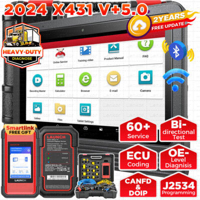 LAUNCH X431 V+ 5.0 PRO3S+ & SmartLink C HD3 Heavy Duty Truck Diagnostic Scanner