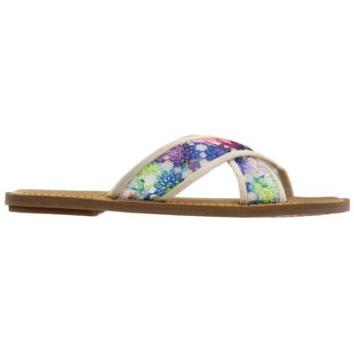 

Женские повседневные сандалии TOMS Viv TieDye Flat Off White 10012077, TOMS Viv TieDye Flat