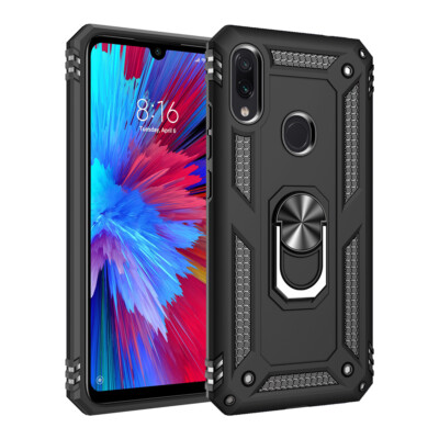 For Xiaomi Redmi Note 7 /  Pro Case Ring Holder Magnetic Stand Phone Cover