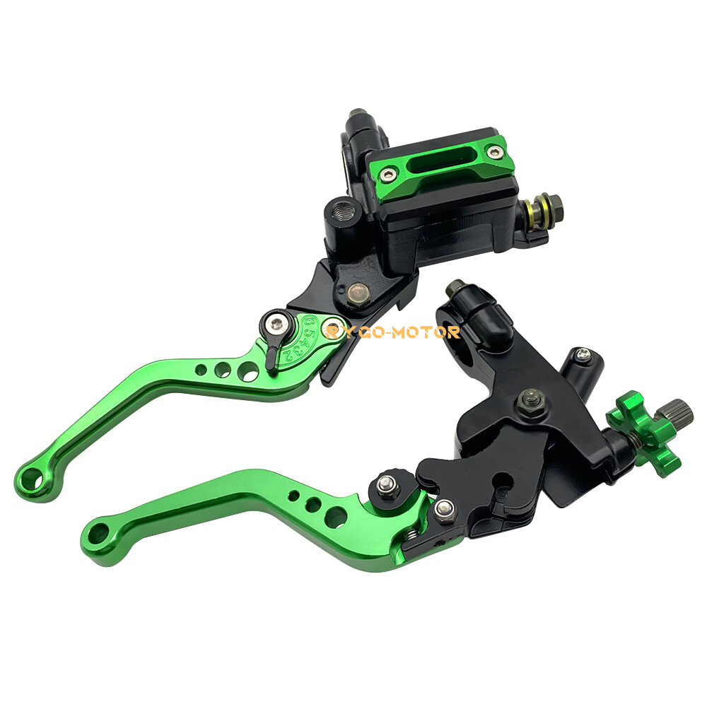 ::Universal 7/8" CNC Motorcycle Handlebar Brake Master Cylinder & Clutch Lever Set