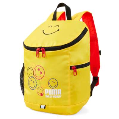 

Рюкзак Puma Sw X Graphic Youth Boys Size  Travel Casual 078767-01, Желтый, Puma Sw X Graphic Backpack Youth