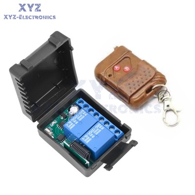 DC 12V 1/2/4//6/8/12/15 Channel Wireless RF Remote Control Transmitter Receiver