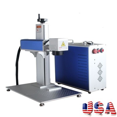 US-50W Split Fiber Laser Marking Machine JPT Laser + Rotation Axis, FDA