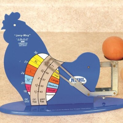 Kuhl JIFFY-III-12 Jiffy Way Gravity Poultry Egg Grading Scale Ounce and Gram