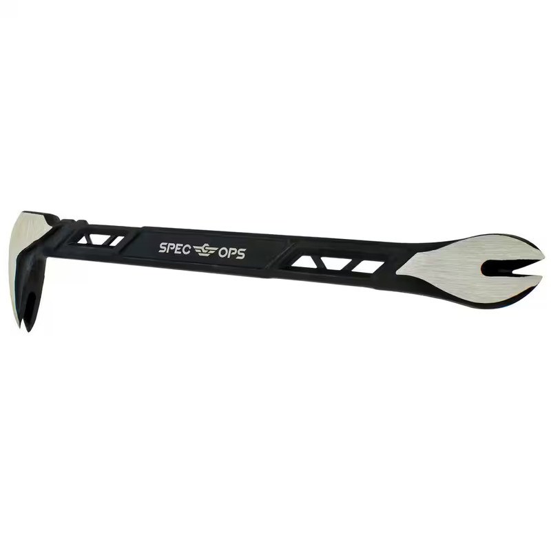 SPEC OPS Nail Puller 11in Cats Paw Pry Bar High Carbon Steel Lightweight Durable