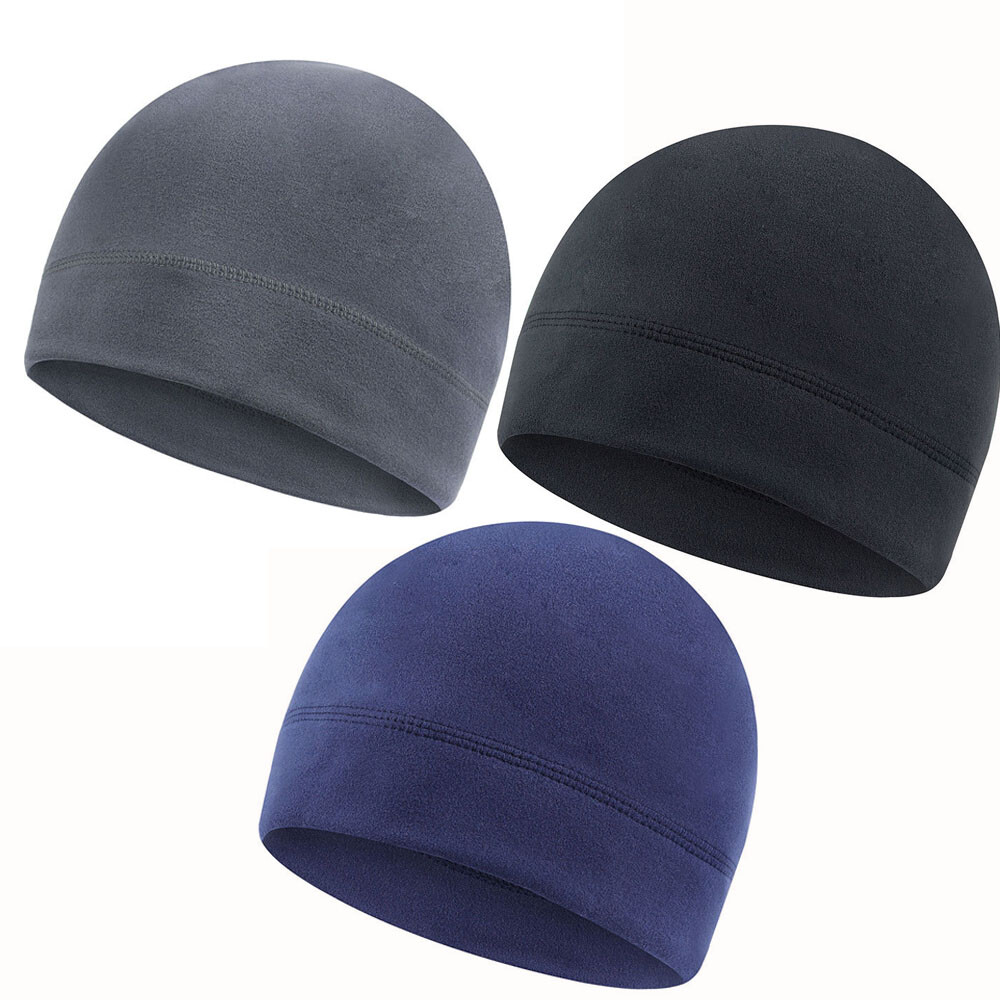 3X Tactical Warm Winter Fleece Watch Cap Military Beanie Skull Hat for Men Women