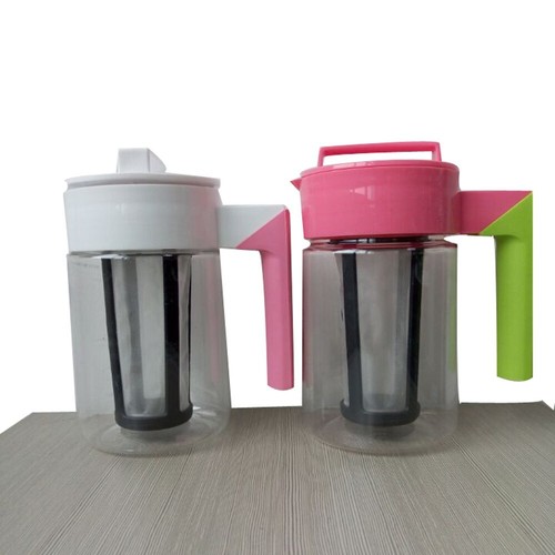 900ML Handle Coffee Kettle Cold Brew Iced Coffee Maker Airtight Seal Silicone US