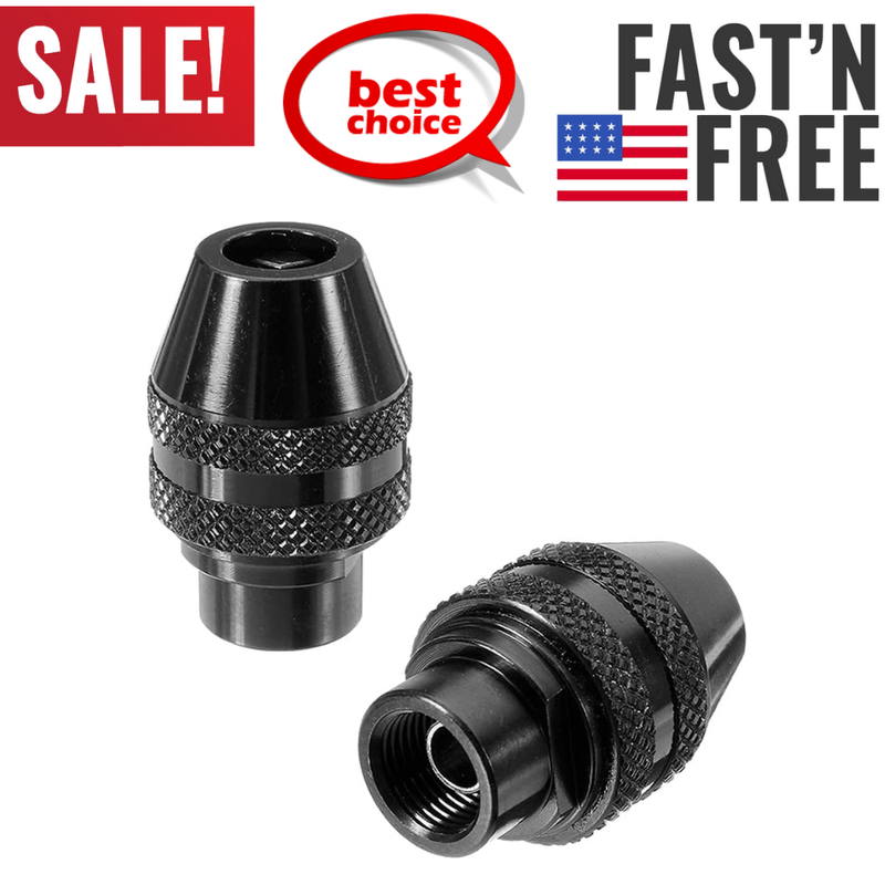2 Pcs Multi Quick Change Keyless Chuck For D remel Rotary Tools 3000 4000 7700