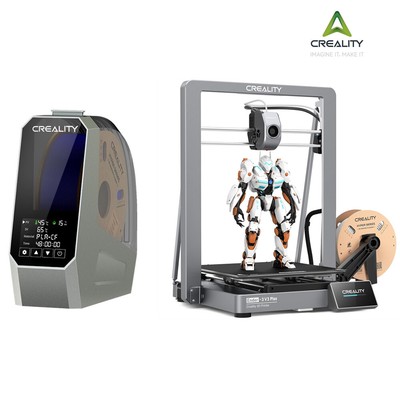 Creality Ender 3V3 Plus 3D Printer CoreXZ 600mm/s Auto Leveling With Dry box 