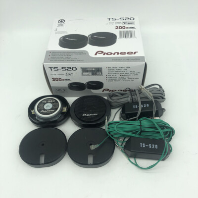 TS-S20 200W Pioneer High Power Car Loud 3/4'' Dome Tweeter Speaker Systems Black