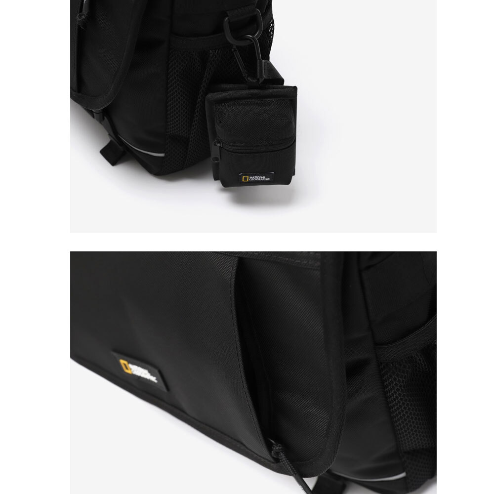 New NATIONAL GEOGRAPHIC MILD MESSENGER BAG N245ACR520 BLACK