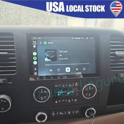 For 2007-2013 Chevrolet Silverado 8'' Apple CarPlay Android Radio Stereo DSP AHD